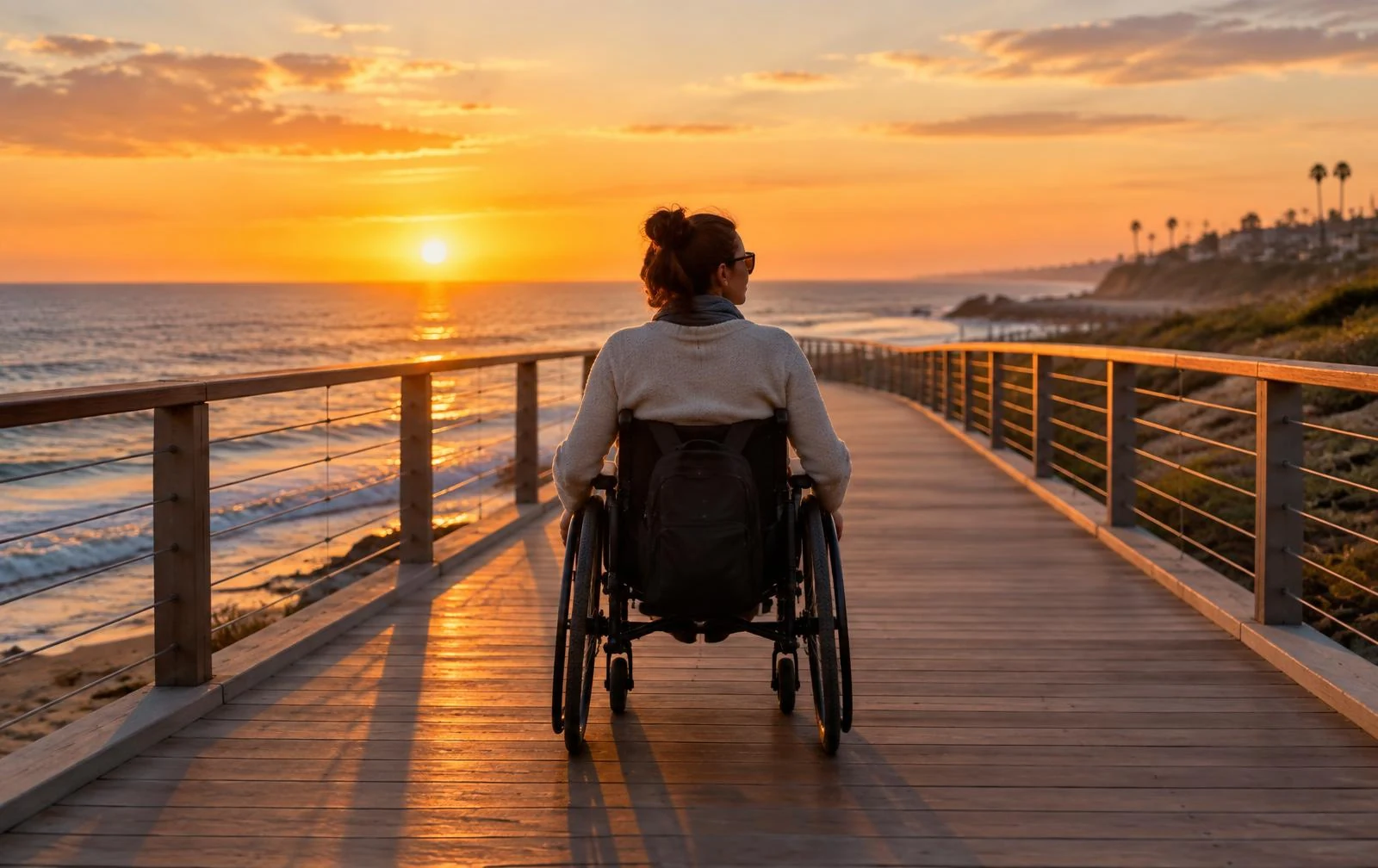 Accessible ocean boardwalk